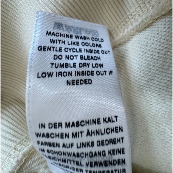 True Religion Womens L Cream Sweatshirt Casual Long Sleeve Soft Cozy Comfy Y2K - Picture 7 of 16